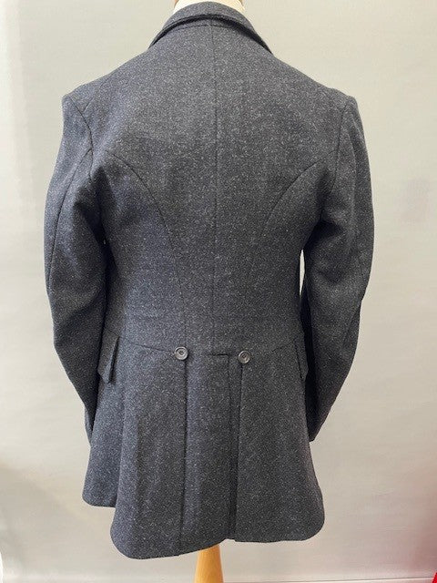 Black/Grey Fleck Late Victorian Coat (JA1880-165)