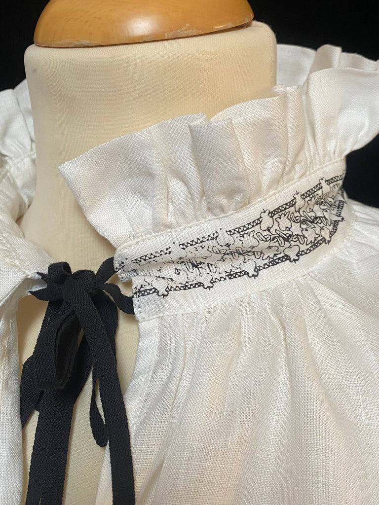 Shirt 4 - Reduced. Elizabethan Blackwork Shirt SH121B - M