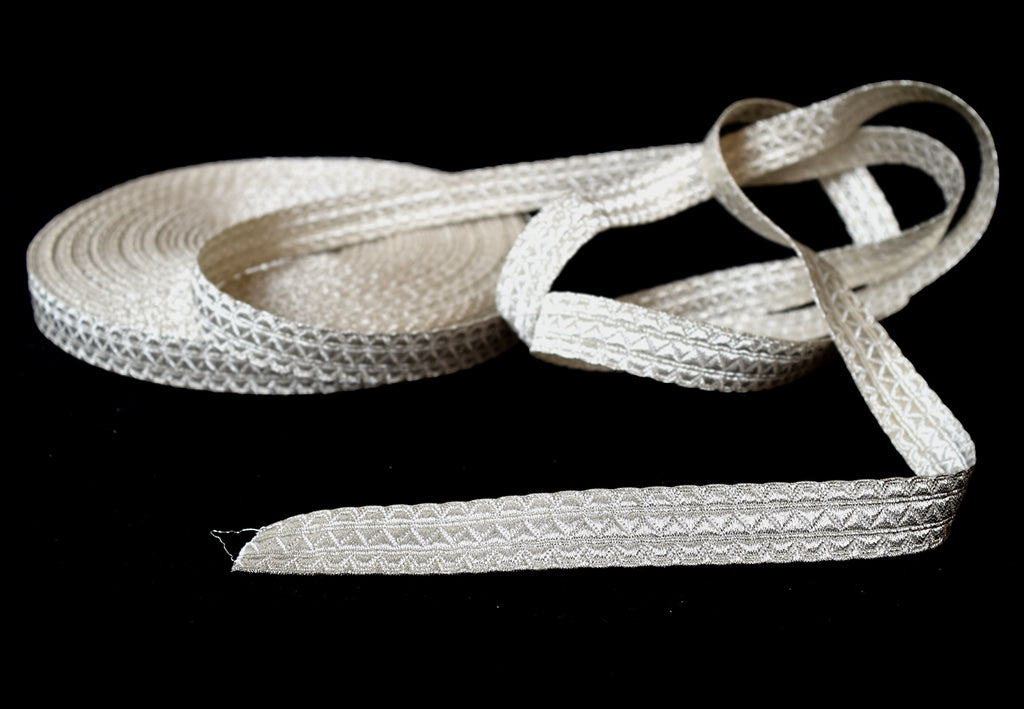 Silver Mylar Military Braid 15mm (BDS002)