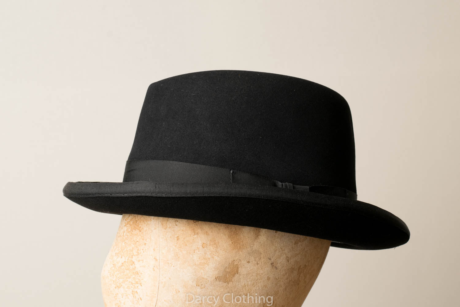 Classico Men's Wool Felt Homburg Hat XL Chocolate Black CK110KBI09J