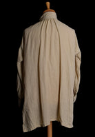 Broken Down C18th Linen Shirt (SH120B) | Pale Stone | Darcy Clothing