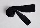Silk Knitted Ties (CR574) - Black