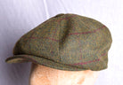 Standard Eight Piece Cap (HA137) - Green/Red Wool
