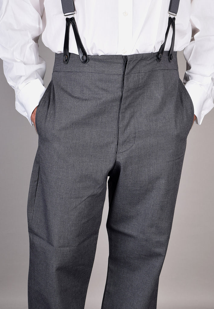 Charcoal Textured Weave Trousers (TR360)