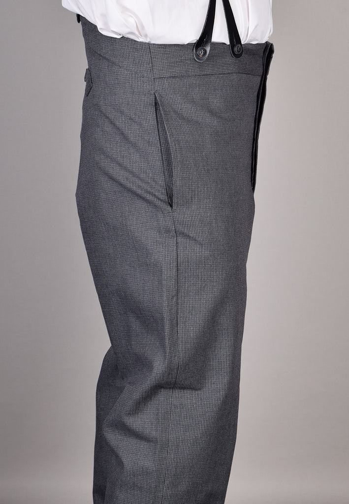 Charcoal Textured Weave Trousers (TR360)