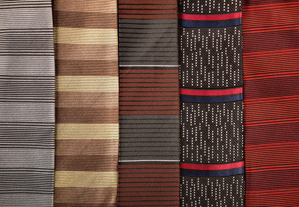 CR500R - 1950's Style Striped Silk Tie - All Colours