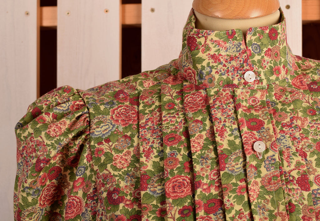 Liberty Print Fabric Ladies Victorian Blouse (BL002) - Elysian