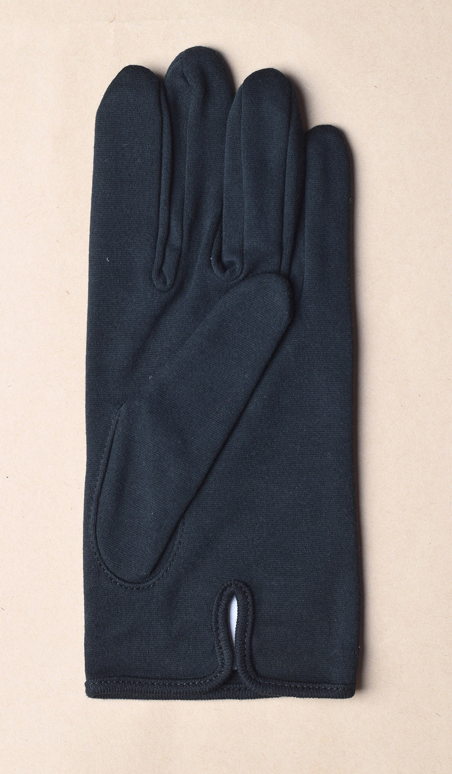 black cotton dress gloves Extra Long Black Cotton Parade Gloves