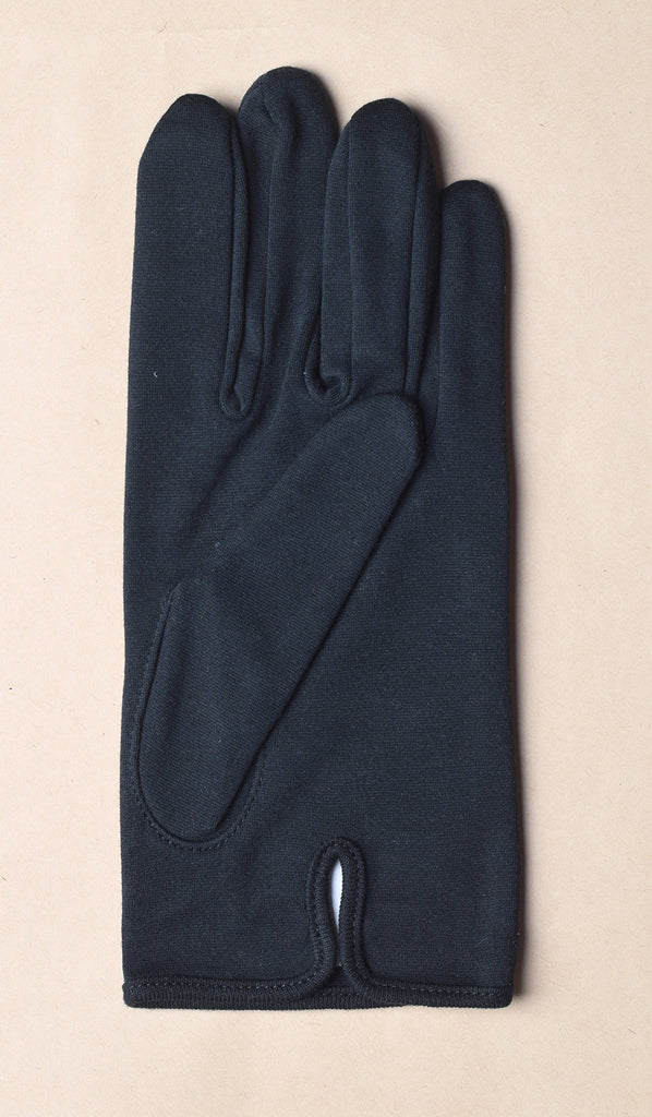 Cotton Gloves - Grey and Black (GL601) - Black