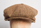Standard Eight Piece Cap (HA137) - Brown Donegal