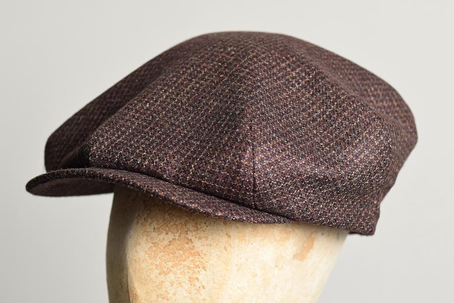 1930's Tweed Cap (HA139) - Brown Check