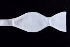 White Bow Ties - Self Tie (CR533)