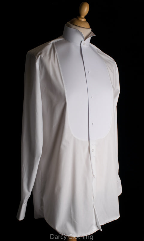 Wing Collar Attached Washable Stiff Fronted Shirt (SH2292)