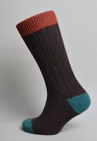 Scott-Nichol Wool Socks (SO176) - Dark Brown