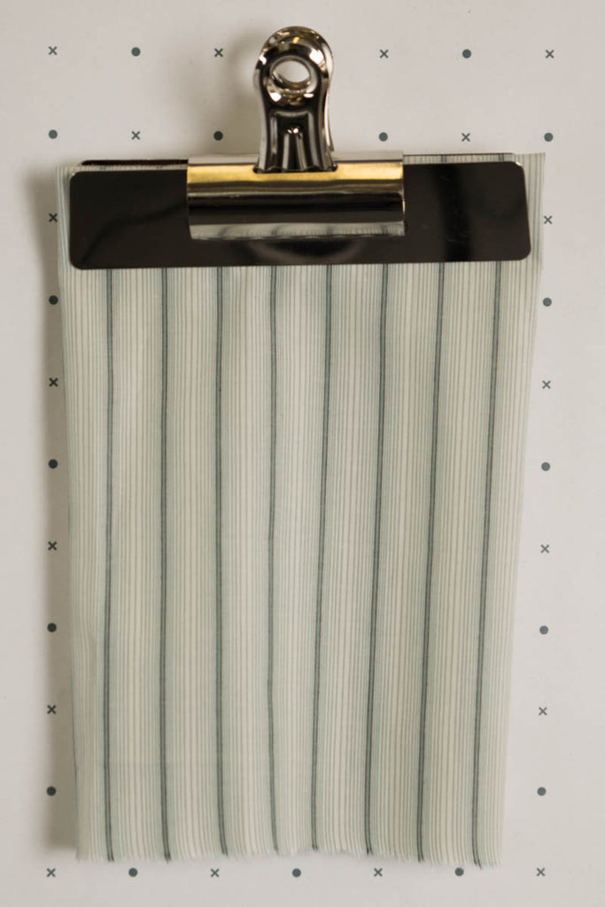 Green Stripe Cotton Poplin (FD072)