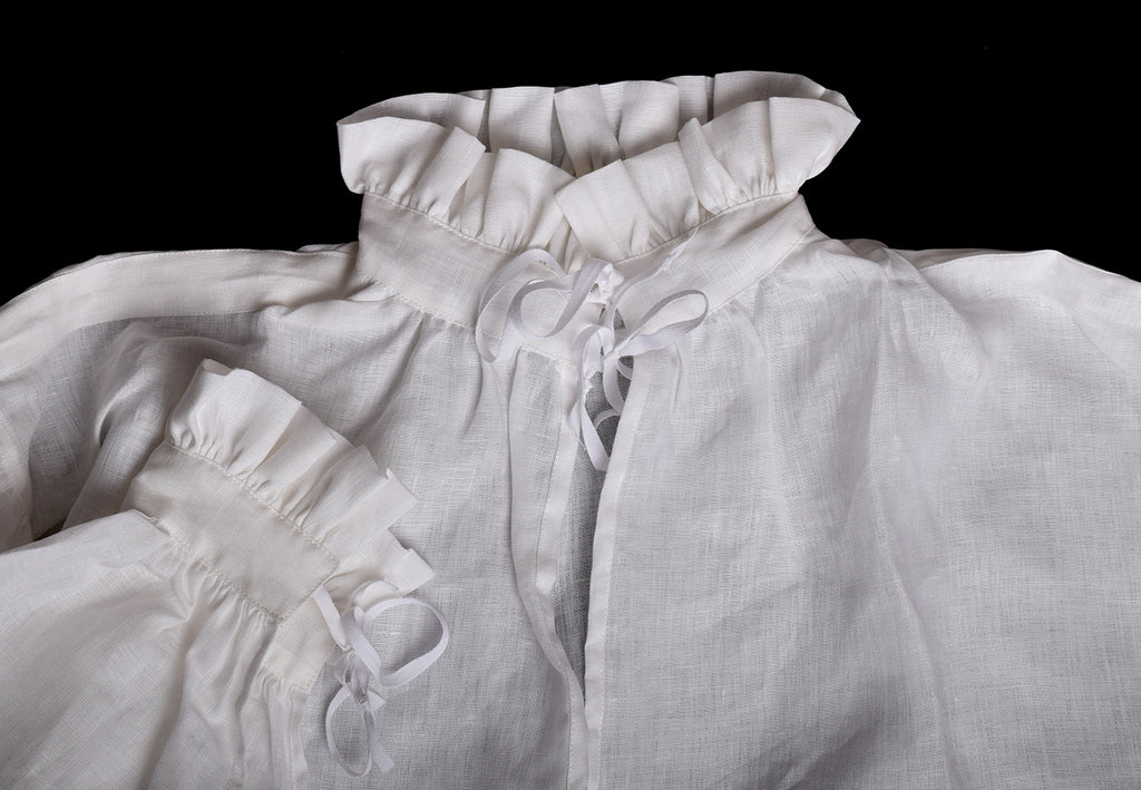 Frilled Linen C16th Shirt (SH121F)