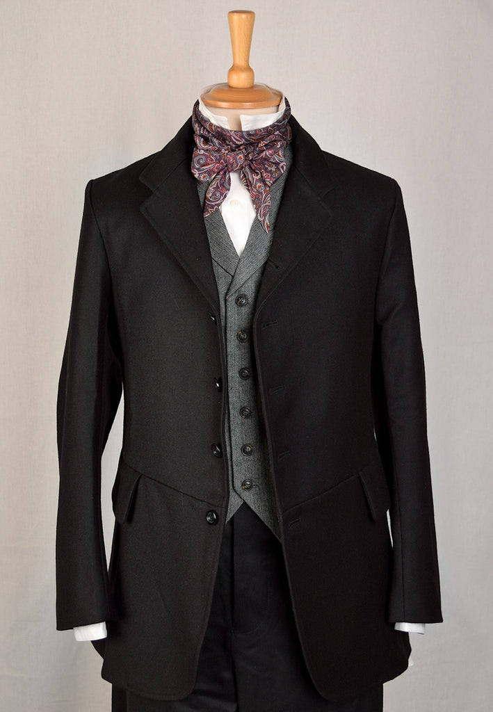 Late Victorian Coat (JA1880) - Black