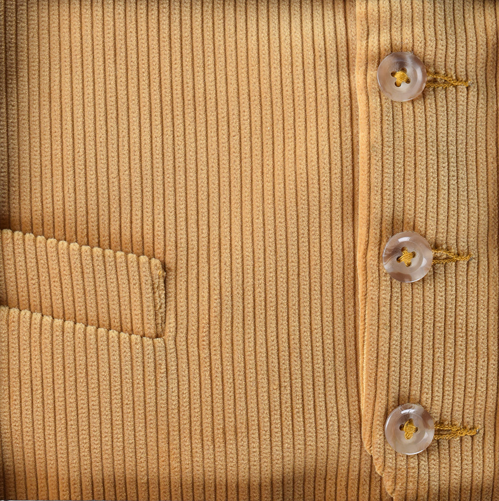Cotton Corduroy Waistcoats (WC600) - Gold