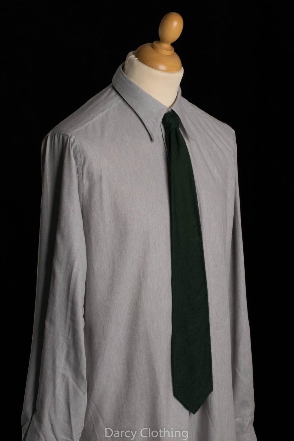 spearpoint collar dress shirt Men's White Spearpoint Collar Shirt | Vintage 1940s Style Menswear | the Seamstress of Bloomsbury