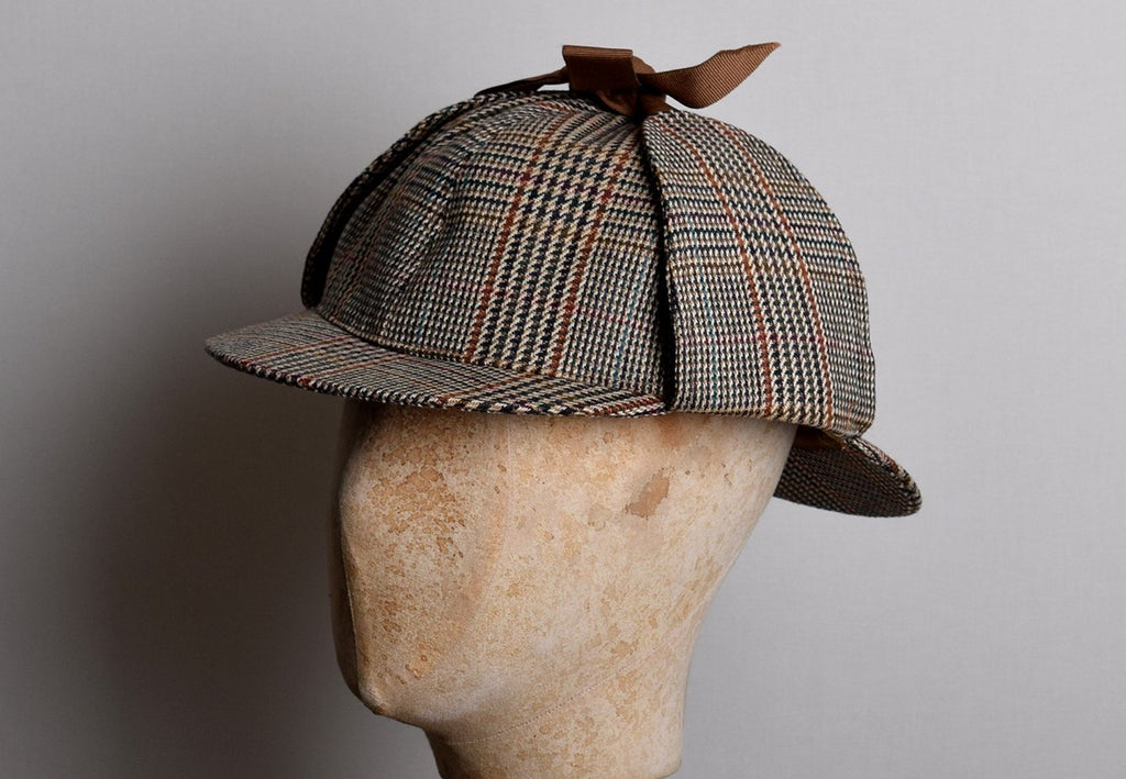 Deerstalker Cap (HA130) - Large Brown Check