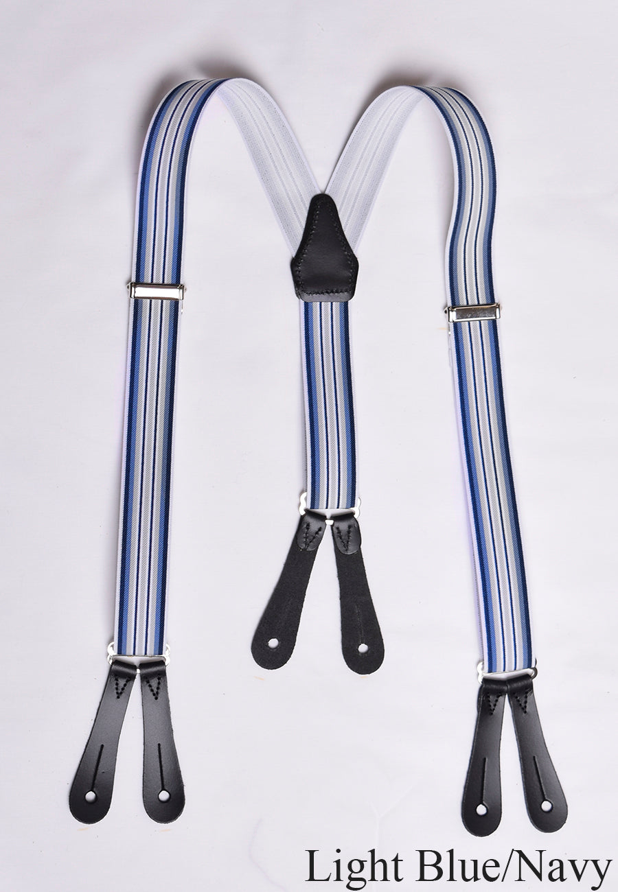 Childrens Braces (BR720) - Light Blue/Navy