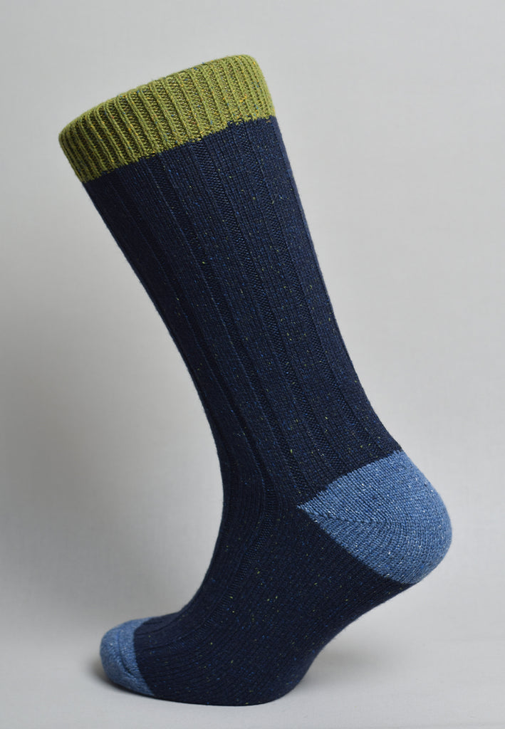 Scott-Nichol Wool Socks (SO176) - Navy