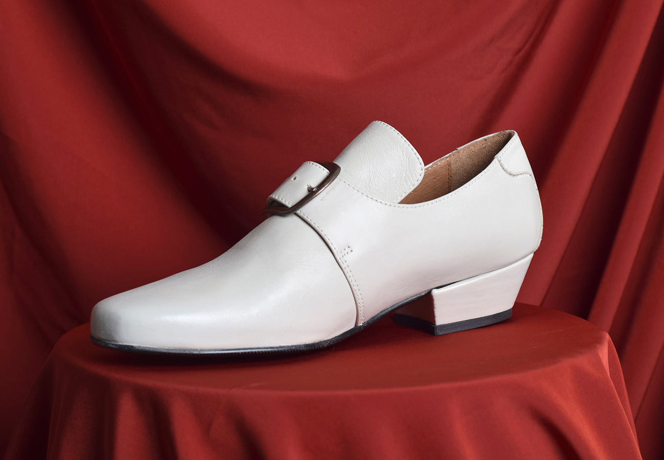 Men's C18th Buckle Shoes Stone (SPM1750W)1