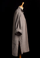 Broken Down C18th Linen Shirt (SH120B) - Grey