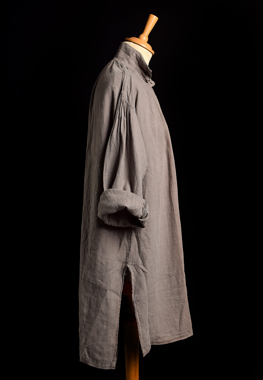 Broken Down C18th Linen Shirt (SH120B) - Grey