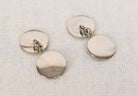 Cuff links (ST850) - Round / Nickel