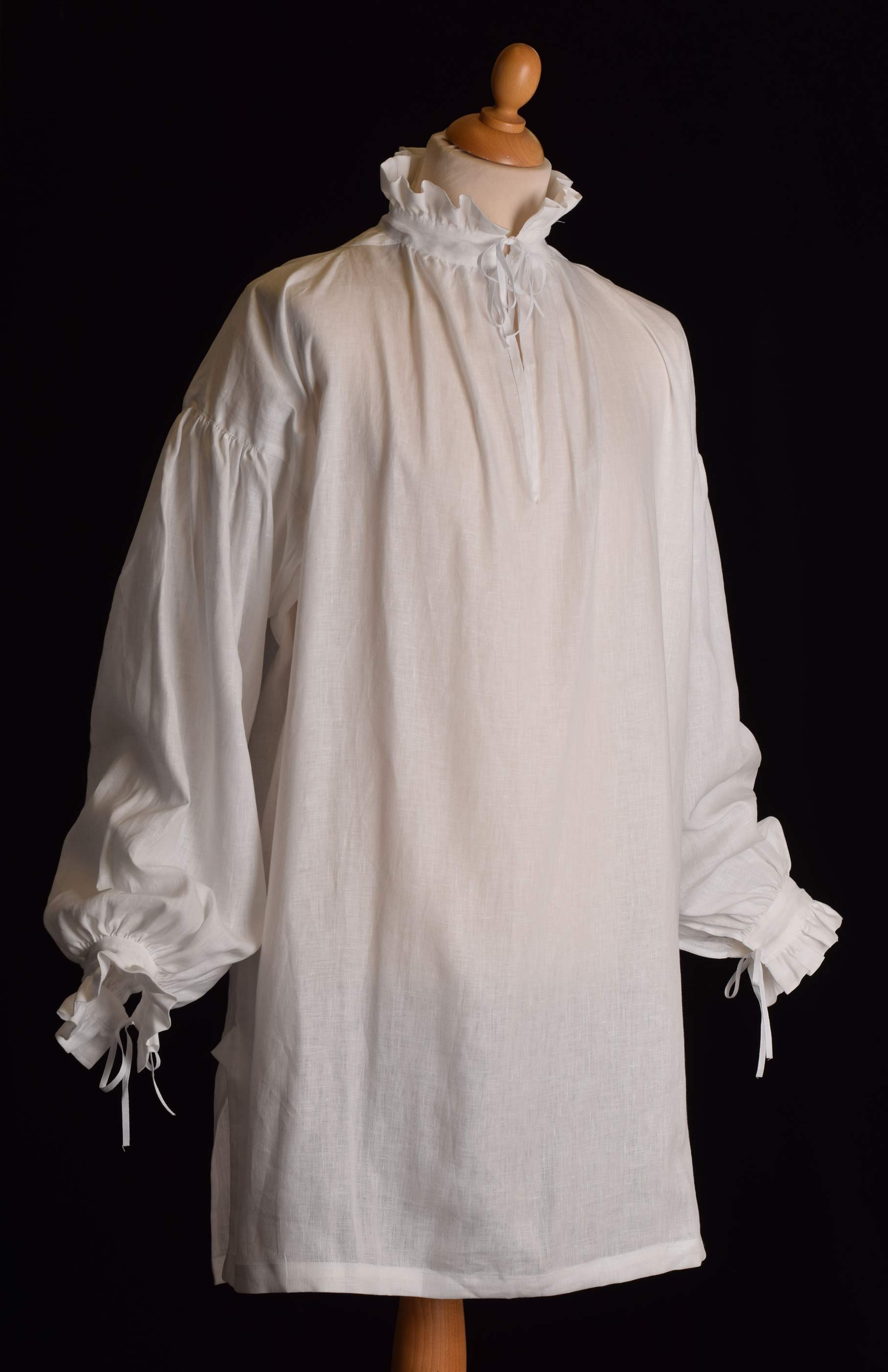 Frilled Linen C16th Shirt (SH121F) – Darcy Clothing