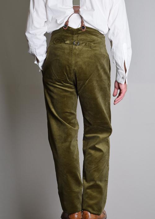 Corduroy Trousers Olive