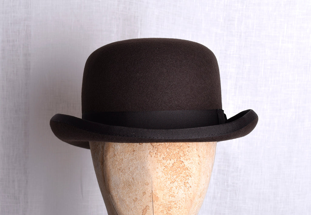 Dark Brown Bowler Hat (HA119)