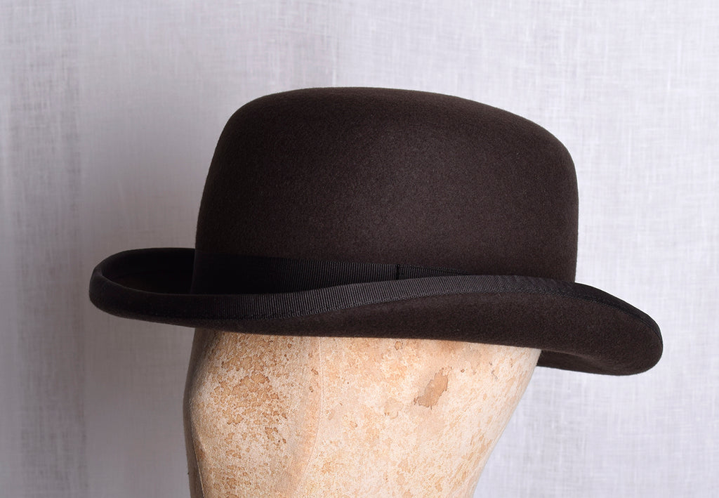 Dark Brown Bowler Hat (HA119)