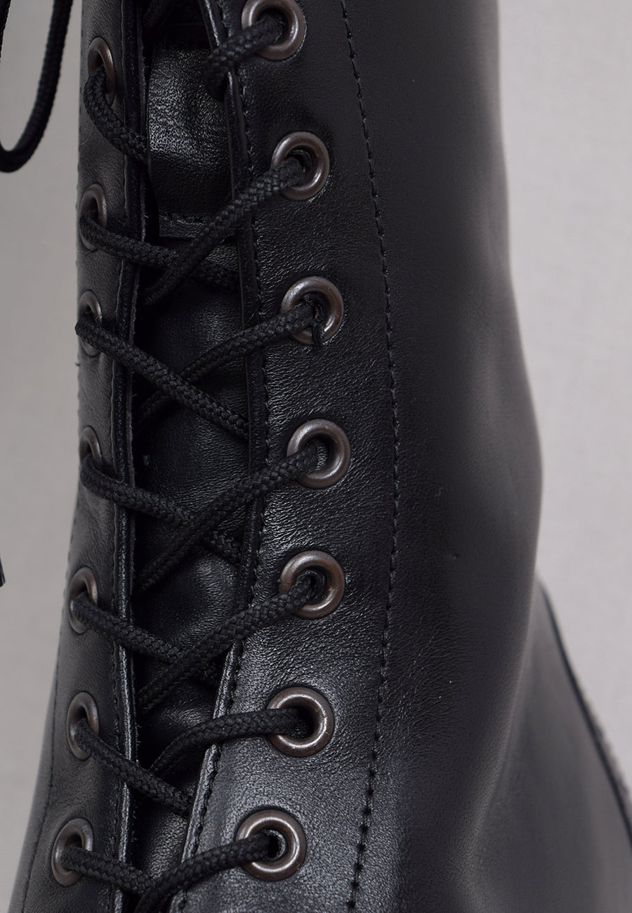 Victorian Lace Up Leather Boots SP1910