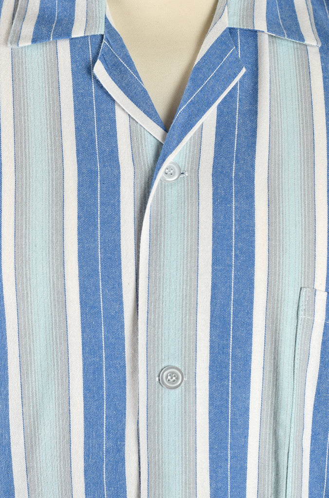 Traditional Stripe Pyjamas (NW420) - Blue/Turquoise 