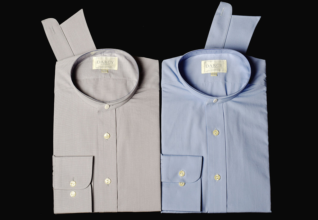 Plain Colour Neckband Tunic Shirt (SH186)
