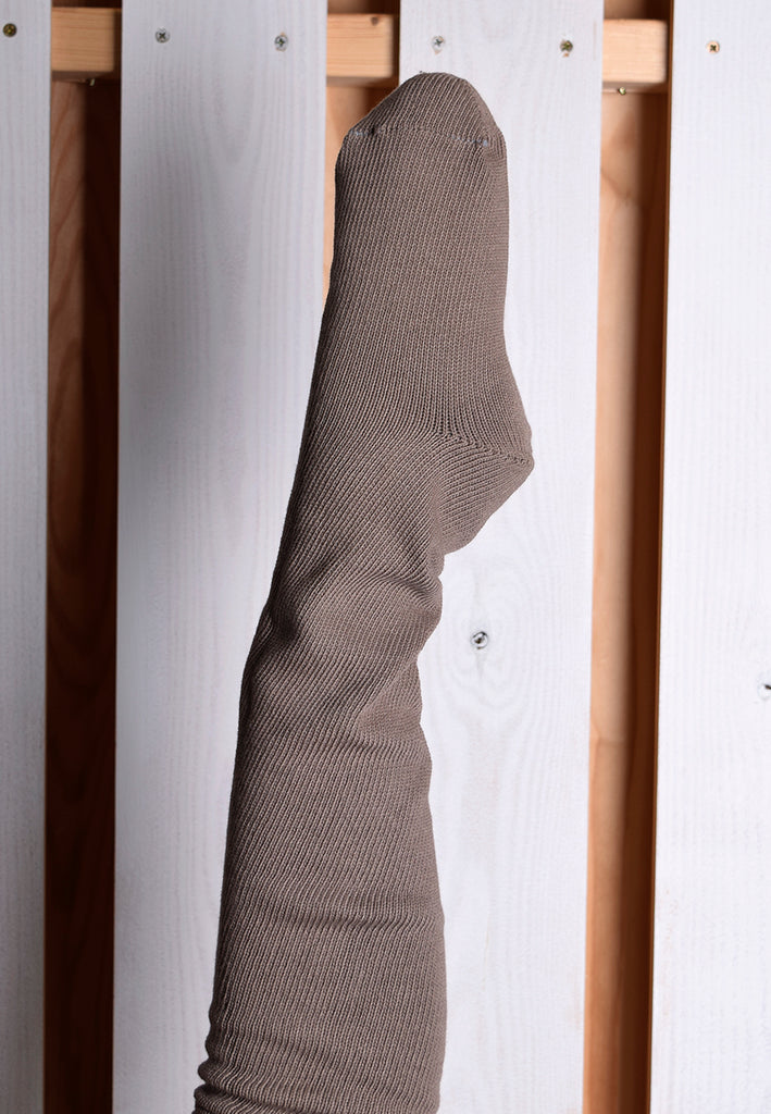 Cotton Heavyweight Stockings (SO156) - Clay