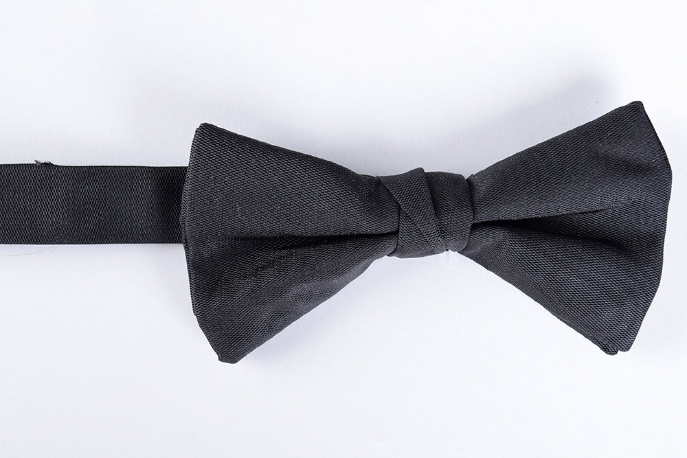 Black Silk Bow Ties - Ready Tied (CR530)