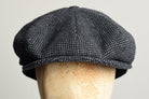 Standard Eight Piece Cap (HA137) - Dark Grey Birdseye