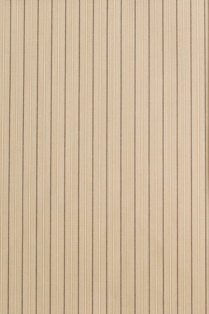 Replica Striped Fabric Neckband Tunic Shirt with Separate Collar (SH185) - Colour 77 - Chocolate Stripe