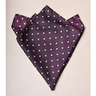 Spotted Silk Handkerchiefs (HA99S) - Large Wine Spot