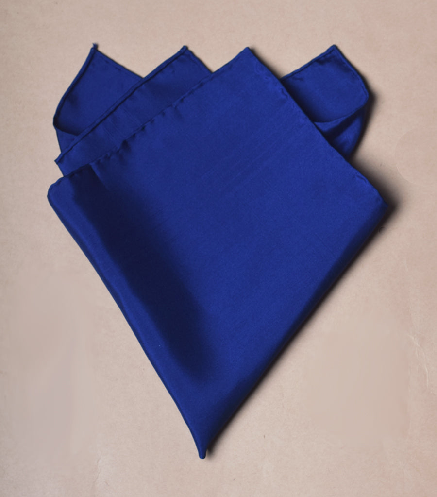 Plain Silk Handkerchiefs (HA98) - Royal Blue