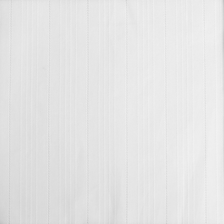 Self Stripe White Cotton Voile (FD-PL-012)