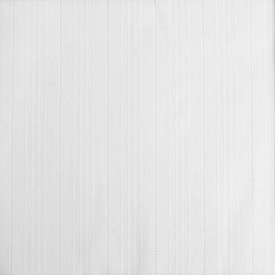 Self Stripe White Cotton Voile (FD-PL-012)