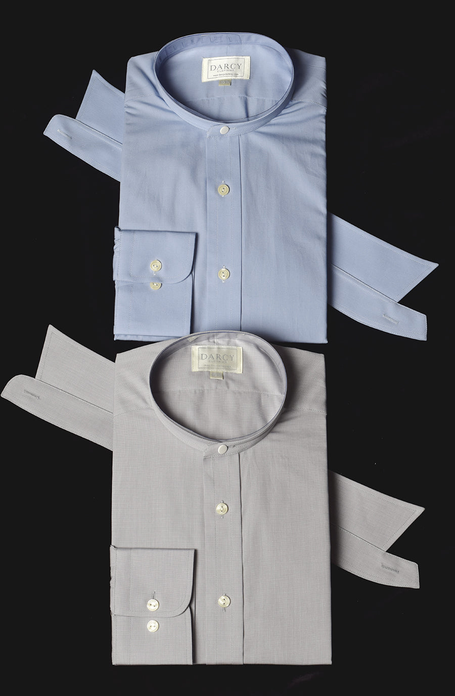 Plain Colour Neckband Tunic Shirt SH186 Darcy Clothing