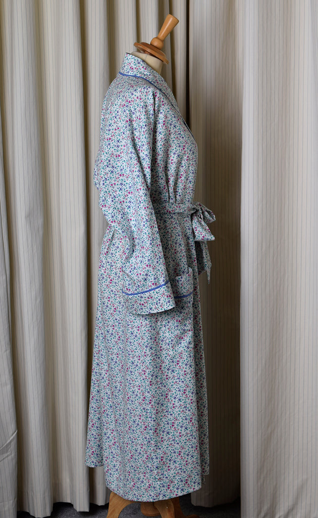 Vintage Liberty Print Ladies Dressing Gown (NW520) - Floribunda