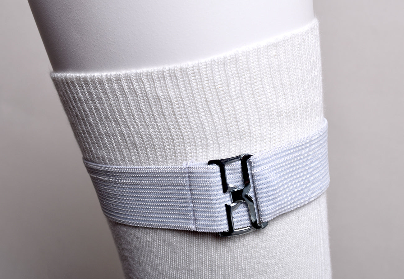 Elastic Adjustable Sock Suspenders (BR703) Darcy Clothing Elastic Adjustable Sock Suspenders (BR703) Darcy Clothing