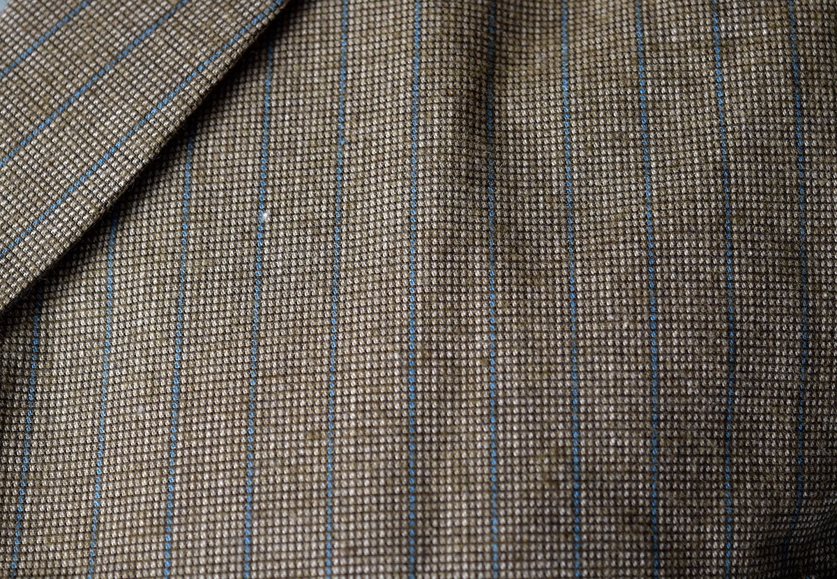 Grey/Blue Stripe Waistcoat (WC305)