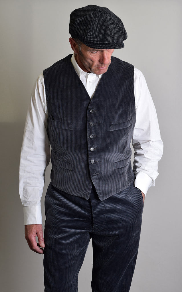 Cotton Corduroy Waistcoats (WC600) - Elephant Grey 